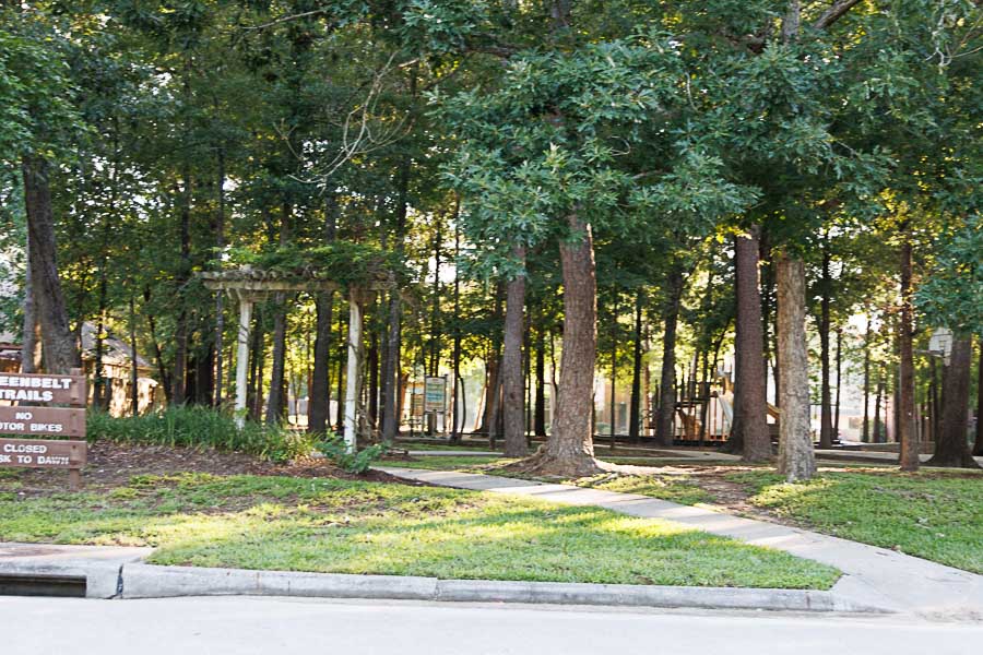 Kingwood park, greenbelt / pergola / playground, Kingwood Houston real estate